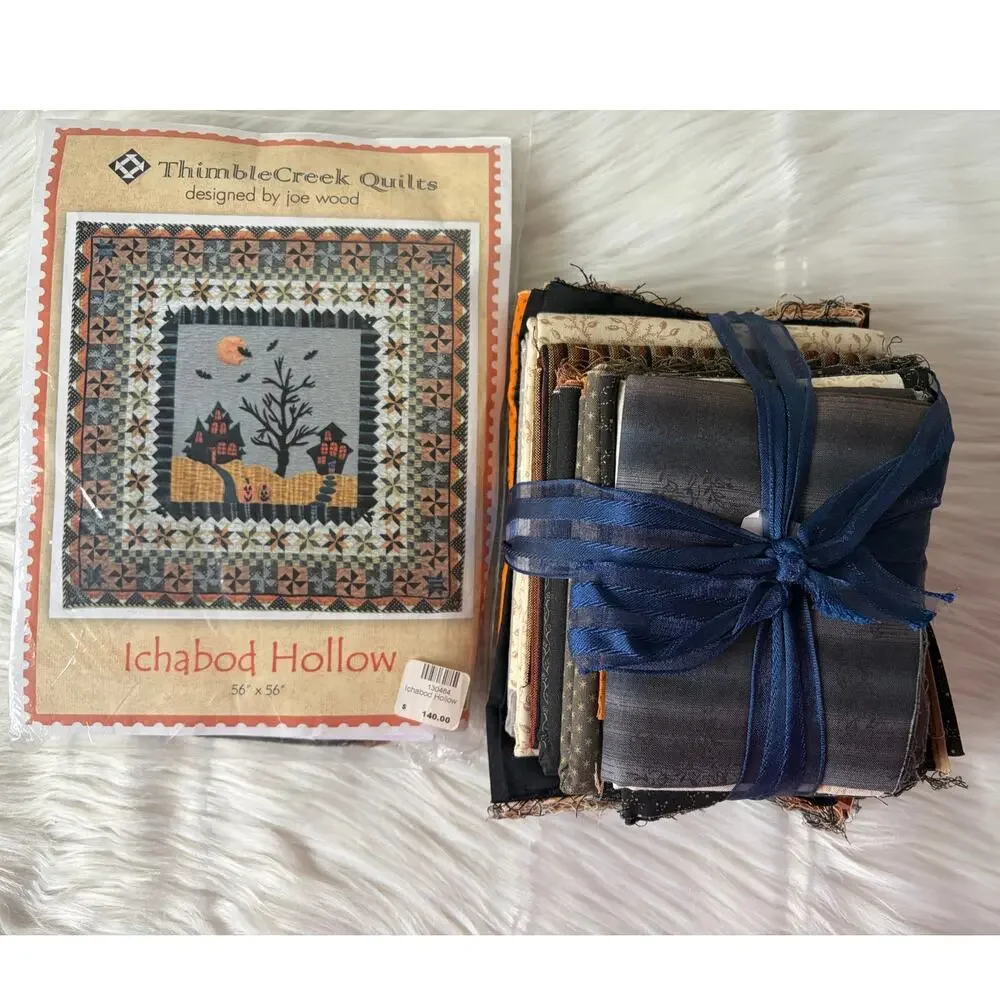 Thimblecreek Quilts Ichabod Hollow Pattern w/ Quilting Pieces and Applique 56x56